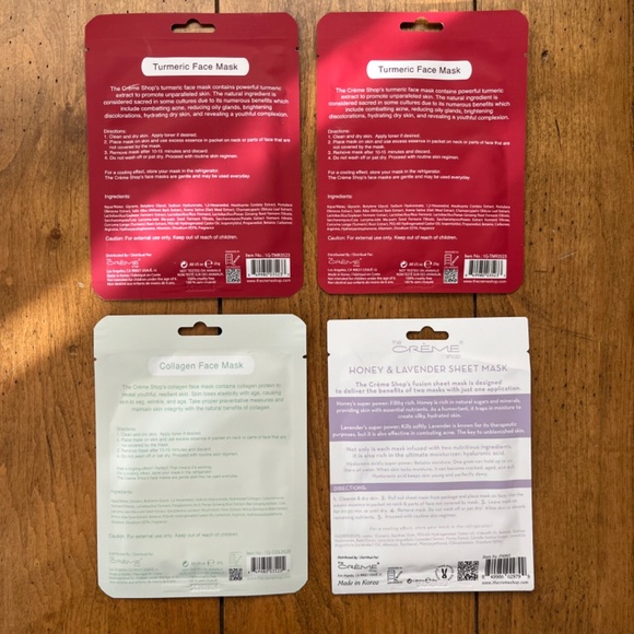 The Creme Shop Face Masks (lot of 4) - Picture 2 of 2
